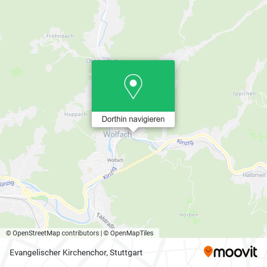 Evangelischer Kirchenchor Karte