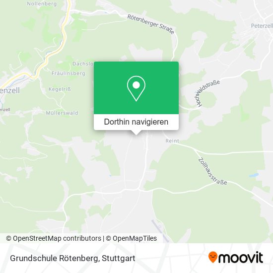 Grundschule Rötenberg Karte
