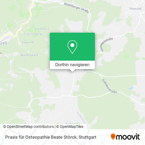 Praxis für Osteopathie Beate Störck Karte