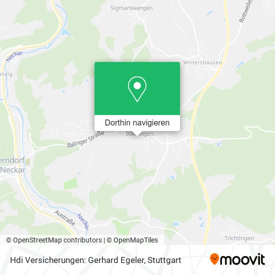 Hdi Versicherungen: Gerhard Egeler Karte