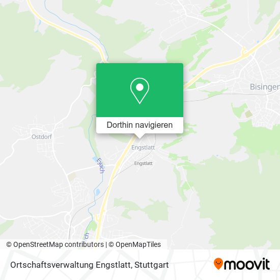 Ortschaftsverwaltung Engstlatt Karte