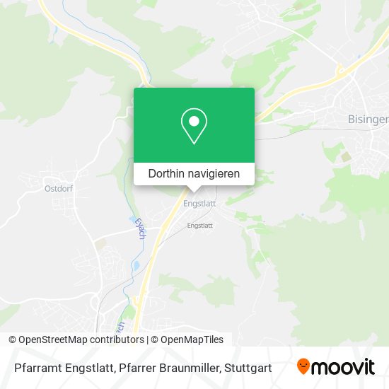 Pfarramt Engstlatt, Pfarrer Braunmiller Karte