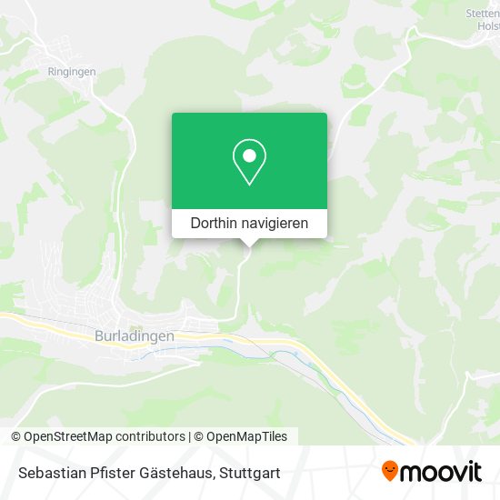 Sebastian Pfister Gästehaus Karte
