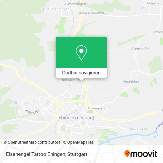 Eisenengel Tattoo Ehingen Karte