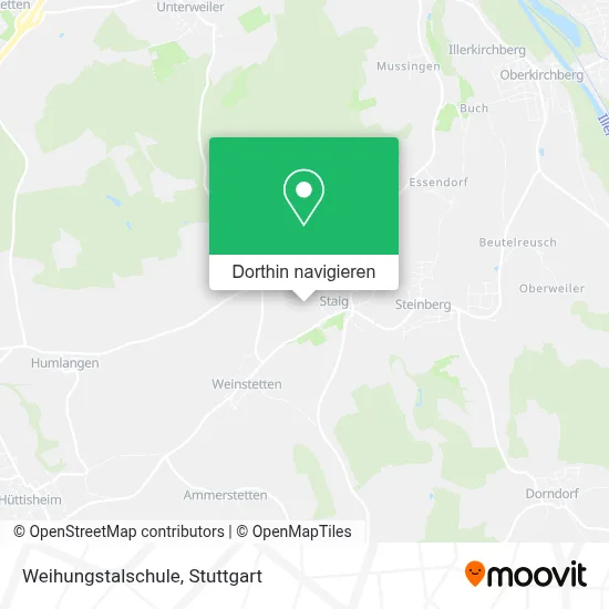 Weihungstalschule Karte