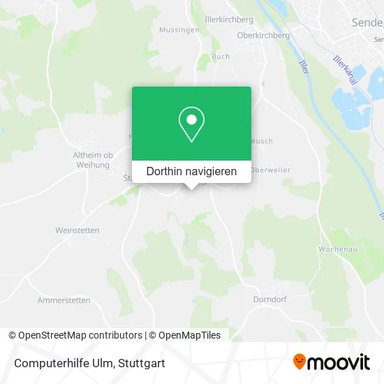 Computerhilfe Ulm Karte