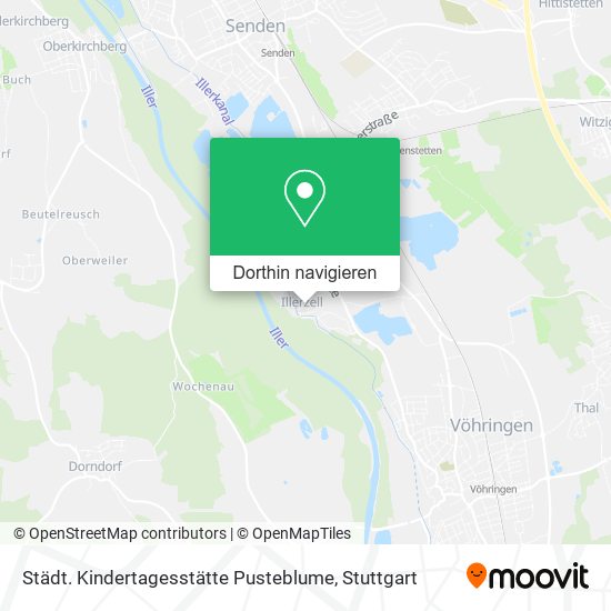 Städt. Kindertagesstätte Pusteblume Karte