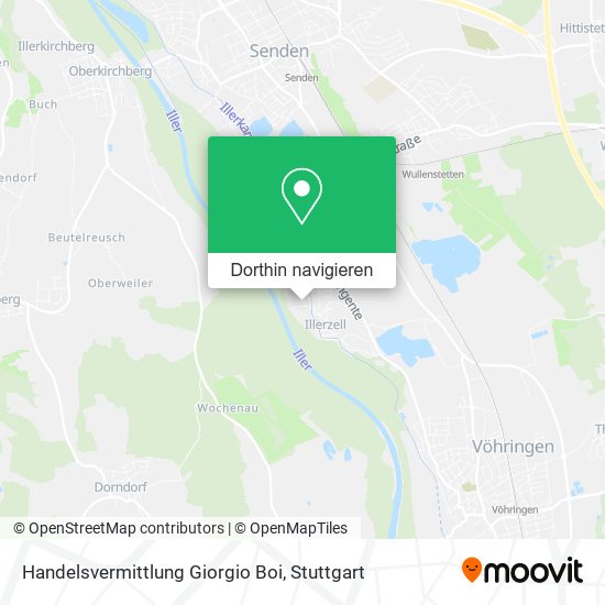 Handelsvermittlung Giorgio Boi Karte