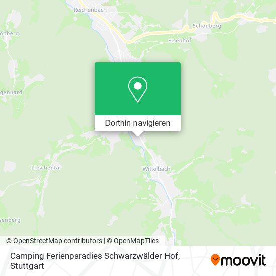 Camping Ferienparadies Schwarzwälder Hof Karte