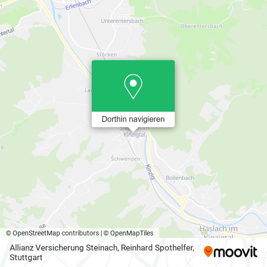 Allianz Versicherung Steinach, Reinhard Spothelfer Karte