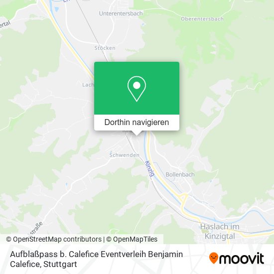 Aufblaßpass b. Calefice Eventverleih Benjamin Calefice Karte