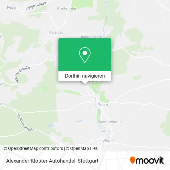 Alexander Kloster Autohandel Karte