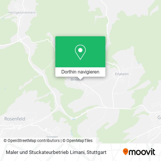 Maler und Stuckateurbetrieb Limani Karte