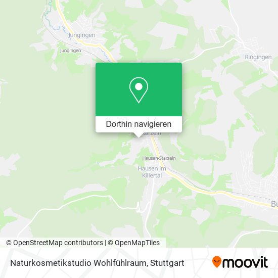 Naturkosmetikstudio Wohlfühlraum Karte