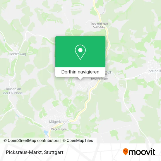 Picksraus-Markt Karte