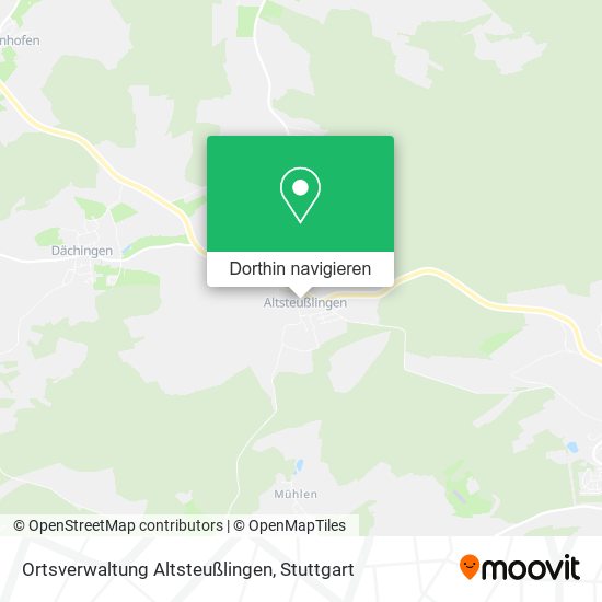 Ortsverwaltung Altsteußlingen Karte