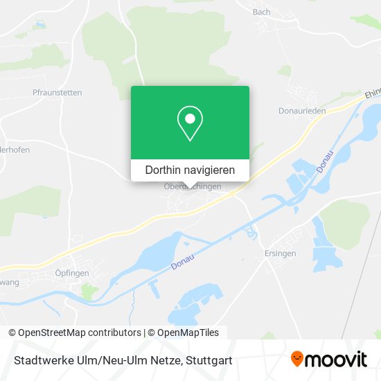 Stadtwerke Ulm/Neu-Ulm Netze Karte