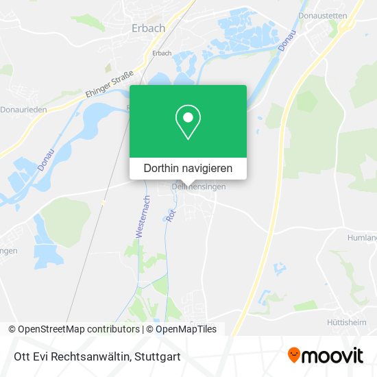 Ott Evi Rechtsanwältin Karte