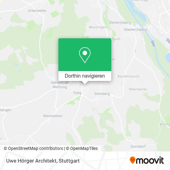 Uwe Hörger Architekt Karte