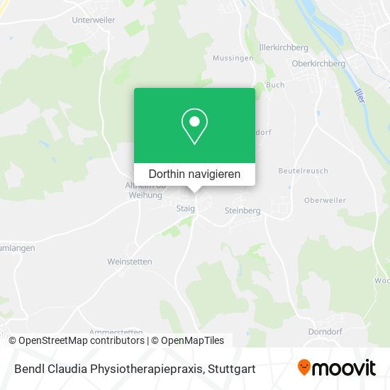 Bendl Claudia Physiotherapiepraxis Karte