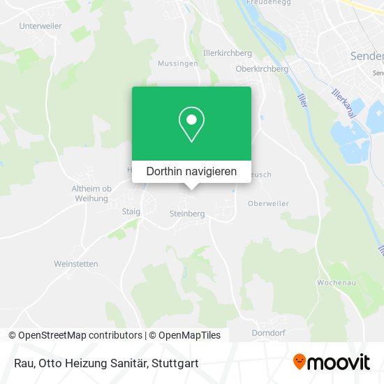 Rau, Otto Heizung Sanitär Karte