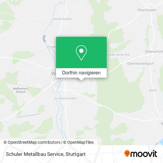 Schuler Metallbau Service Karte