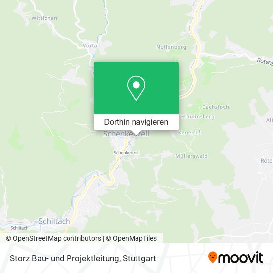 Storz Bau- und Projektleitung Karte