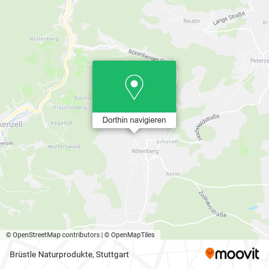 Brüstle Naturprodukte Karte