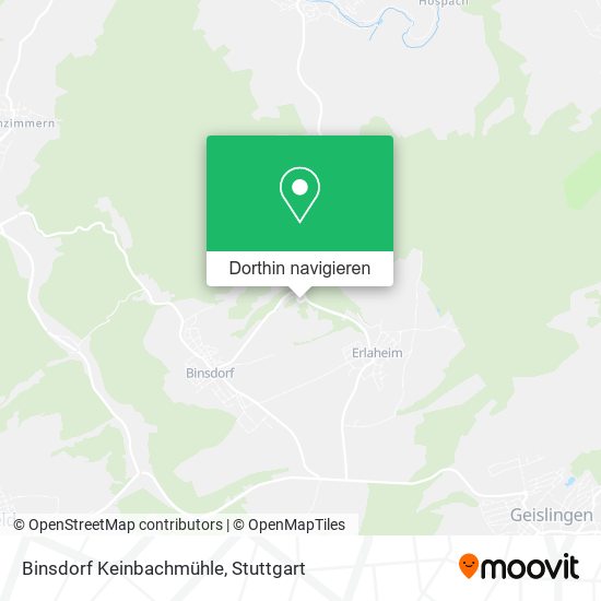 Binsdorf Keinbachmühle Karte