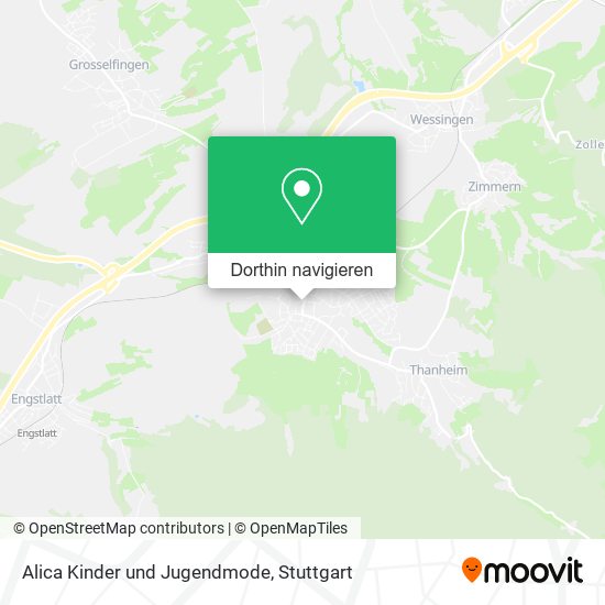 Alica Kinder und Jugendmode Karte