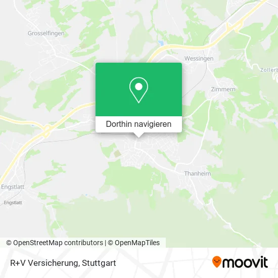 R+V Versicherung Karte