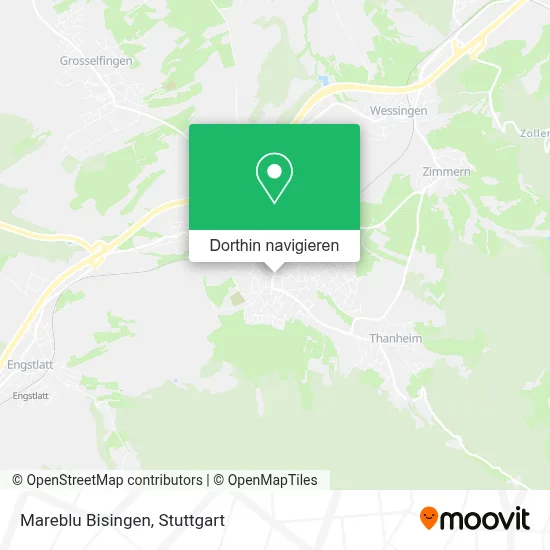 Mareblu Bisingen Karte