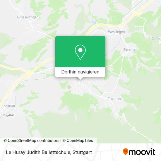 Le Huray Judith Ballettschule Karte