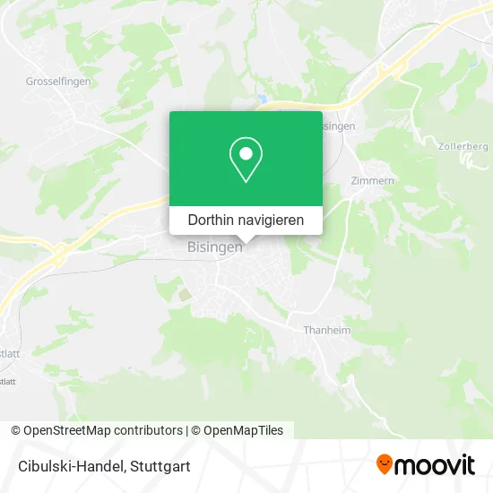 Cibulski-Handel Karte