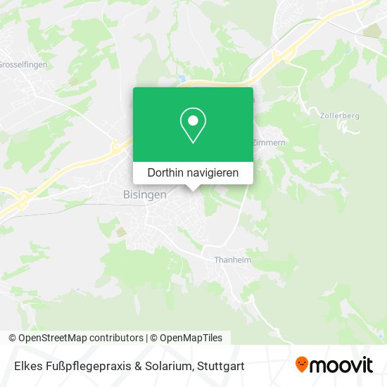 Elkes Fußpflegepraxis & Solarium Karte