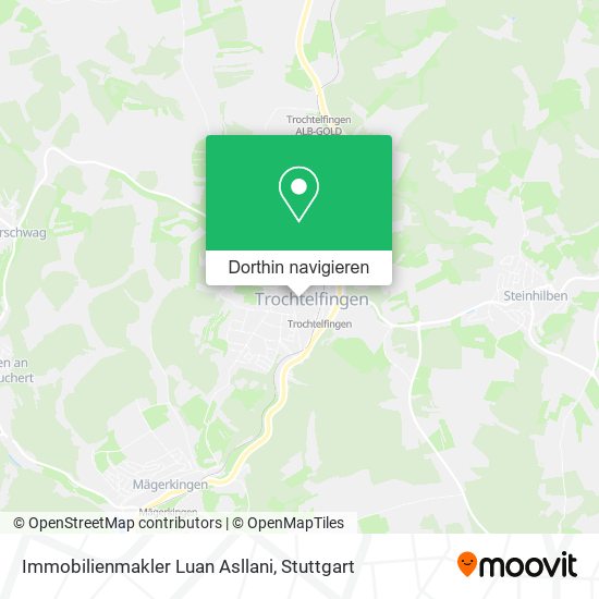 Immobilienmakler Luan Asllani Karte