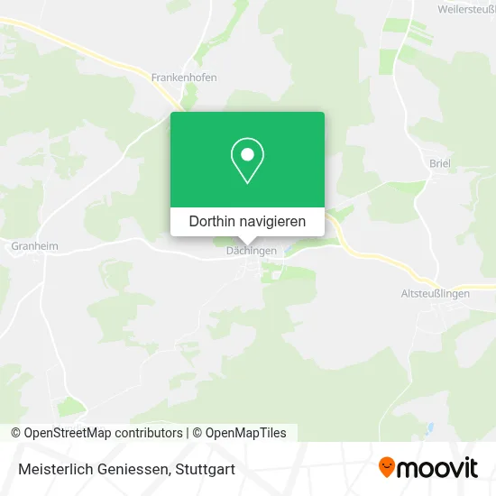 Meisterlich Geniessen Karte