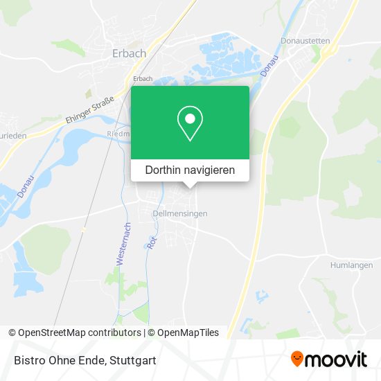 Bistro Ohne Ende Karte