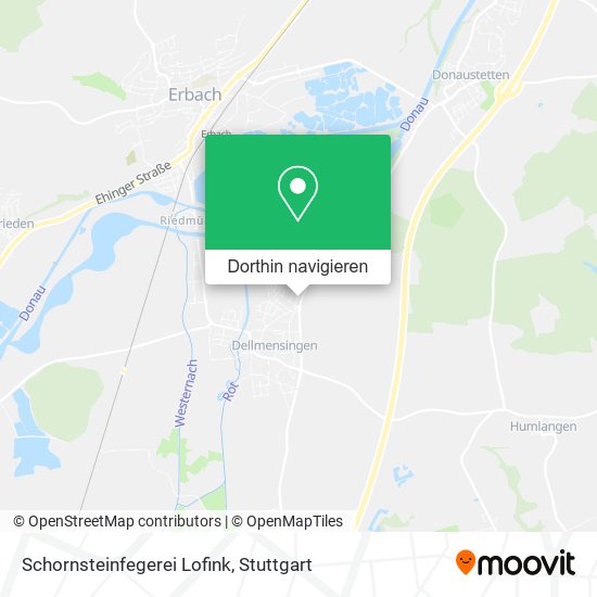 Schornsteinfegerei Lofink Karte