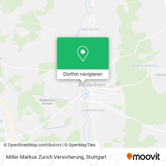 Miller Markus Zurich Versicherung Karte