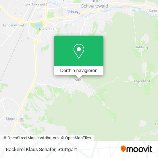 Bäckerei Klaus Schäfer Karte