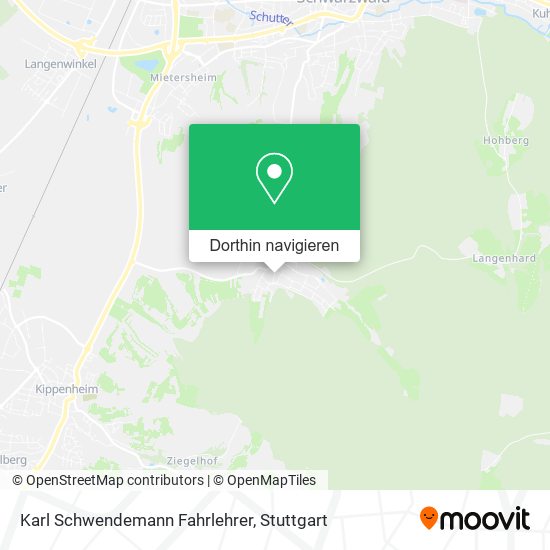 Karl Schwendemann Fahrlehrer Karte