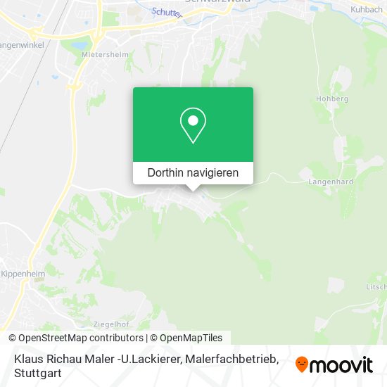 Klaus Richau Maler -U.Lackierer, Malerfachbetrieb Karte