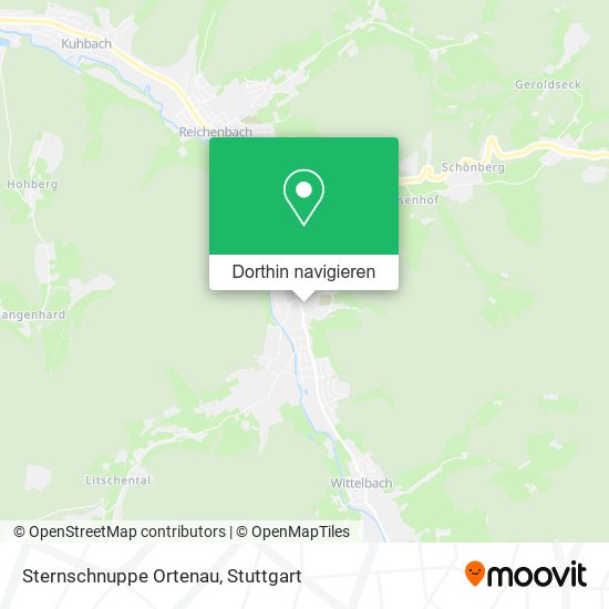 Sternschnuppe Ortenau Karte