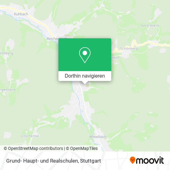 Grund- Haupt- und Realschulen Karte