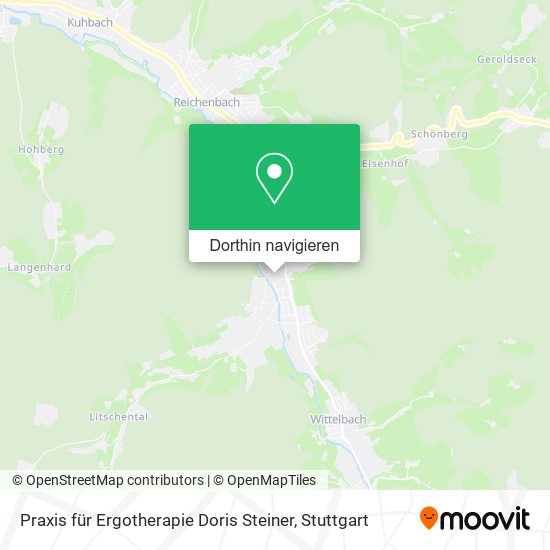Praxis für Ergotherapie Doris Steiner Karte