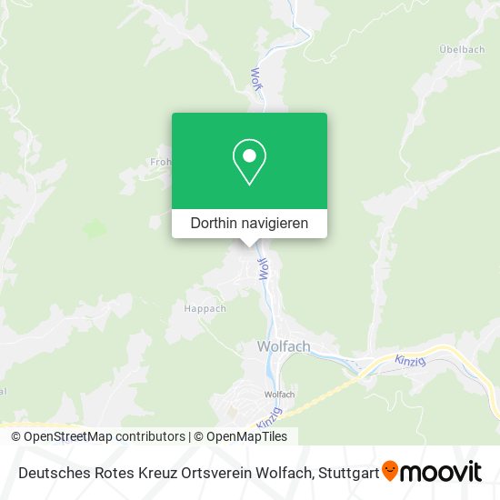 Deutsches Rotes Kreuz Ortsverein Wolfach Karte
