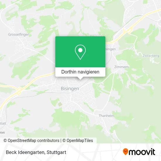 Beck Ideengarten Karte