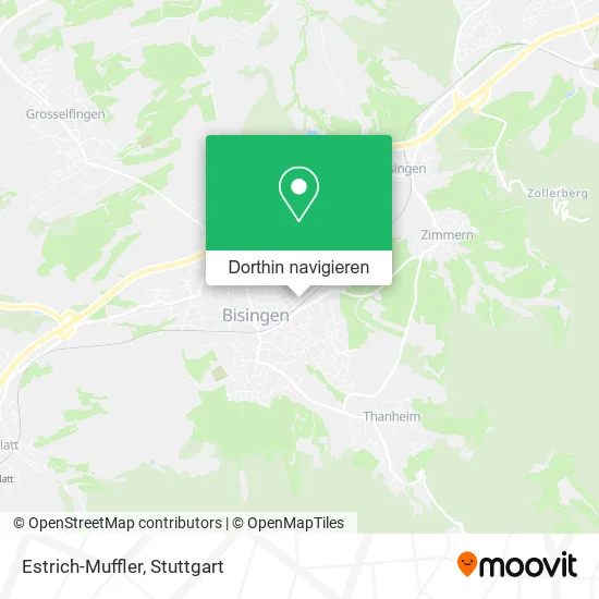 Estrich-Muffler Karte