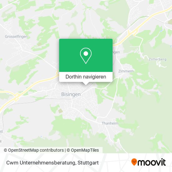 Cwm Unternehmensberatung Karte